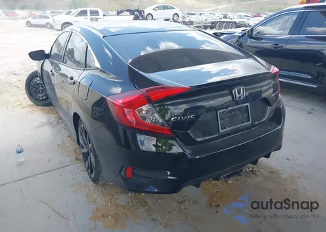 2020 Honda Civic Sport из США, поврежденный, VIN 19XFC2F83LE013850